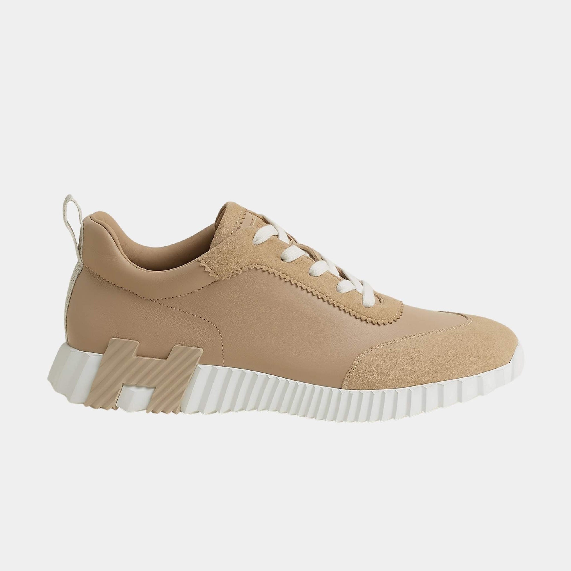 Bouncing Sneaker Calfskin Suede Men Hermes – Гарантія оригінальності – вид ззаду