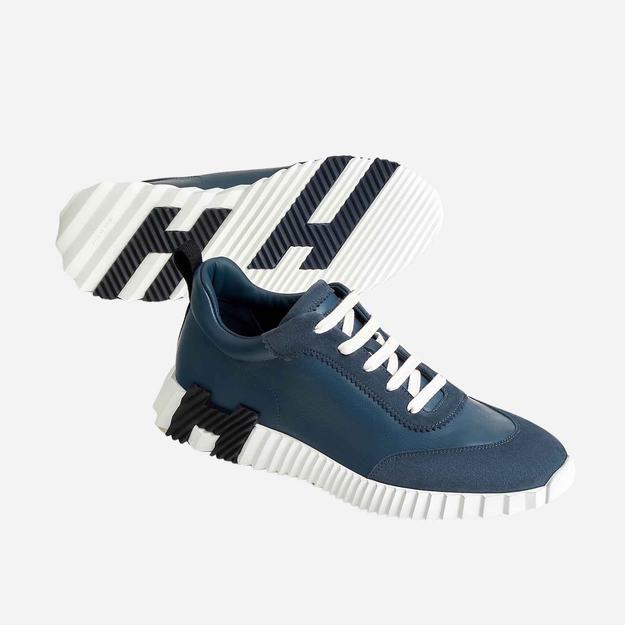 Bouncing Sneaker Calfskin Suede Men Hermes – Гарантія оригінальності – боковий вид