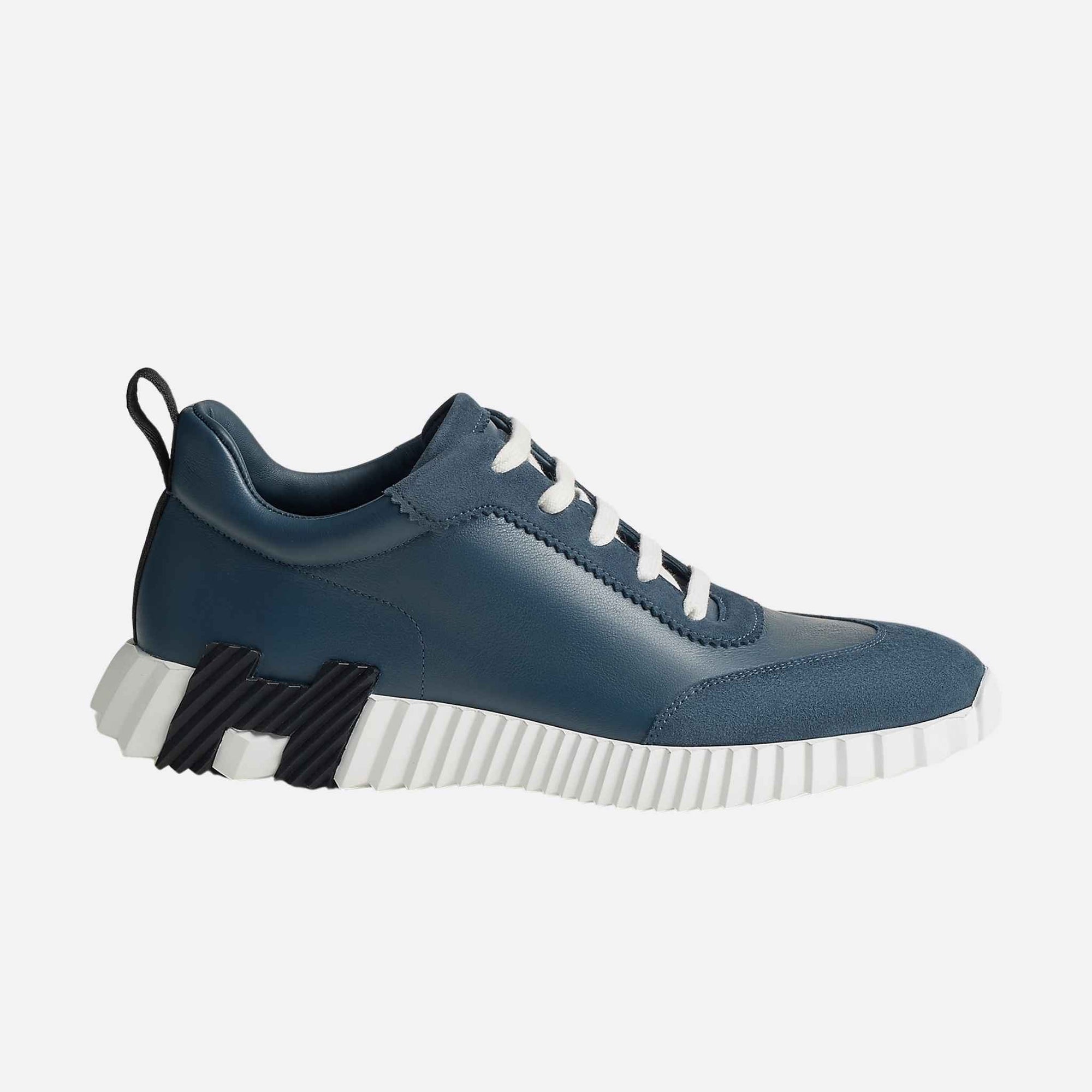 Bouncing Sneaker Calfskin Suede Men Hermes – Гарантія оригінальності – вид ззаду