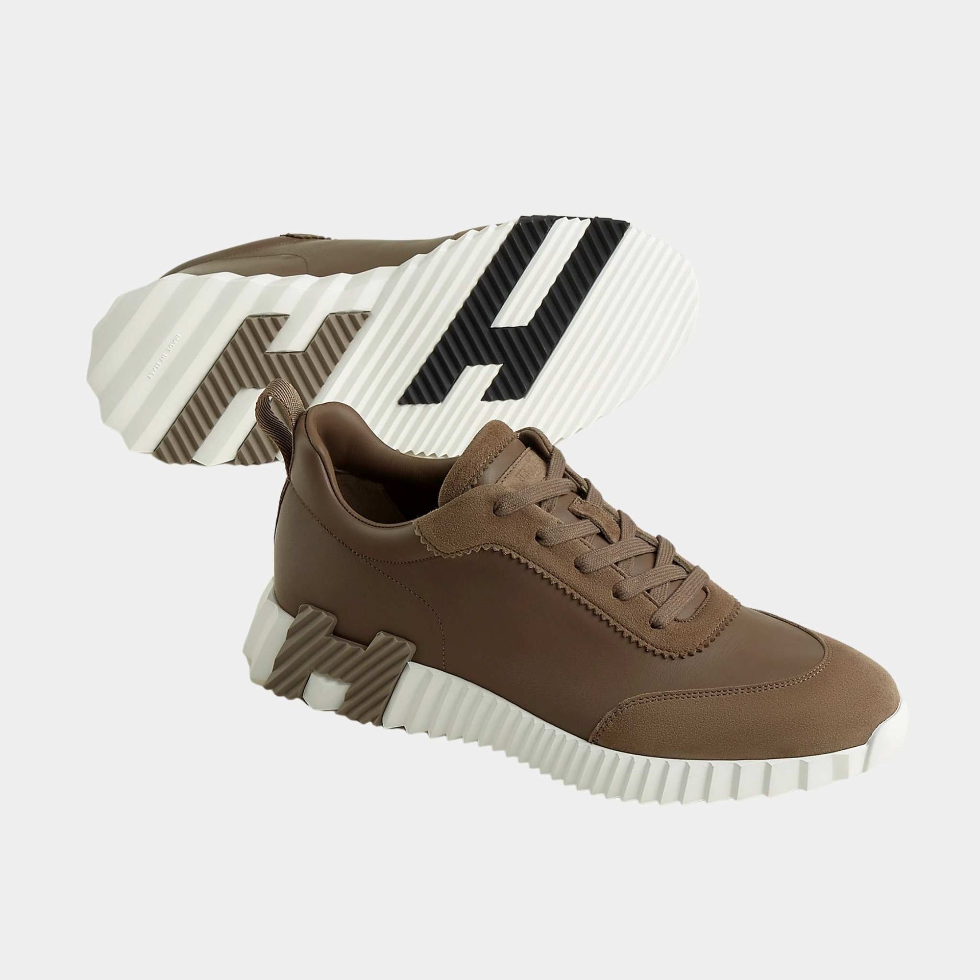 Bouncing Sneaker Calfskin Suede Men Hermes – Гарантія оригінальності – збільшений вид