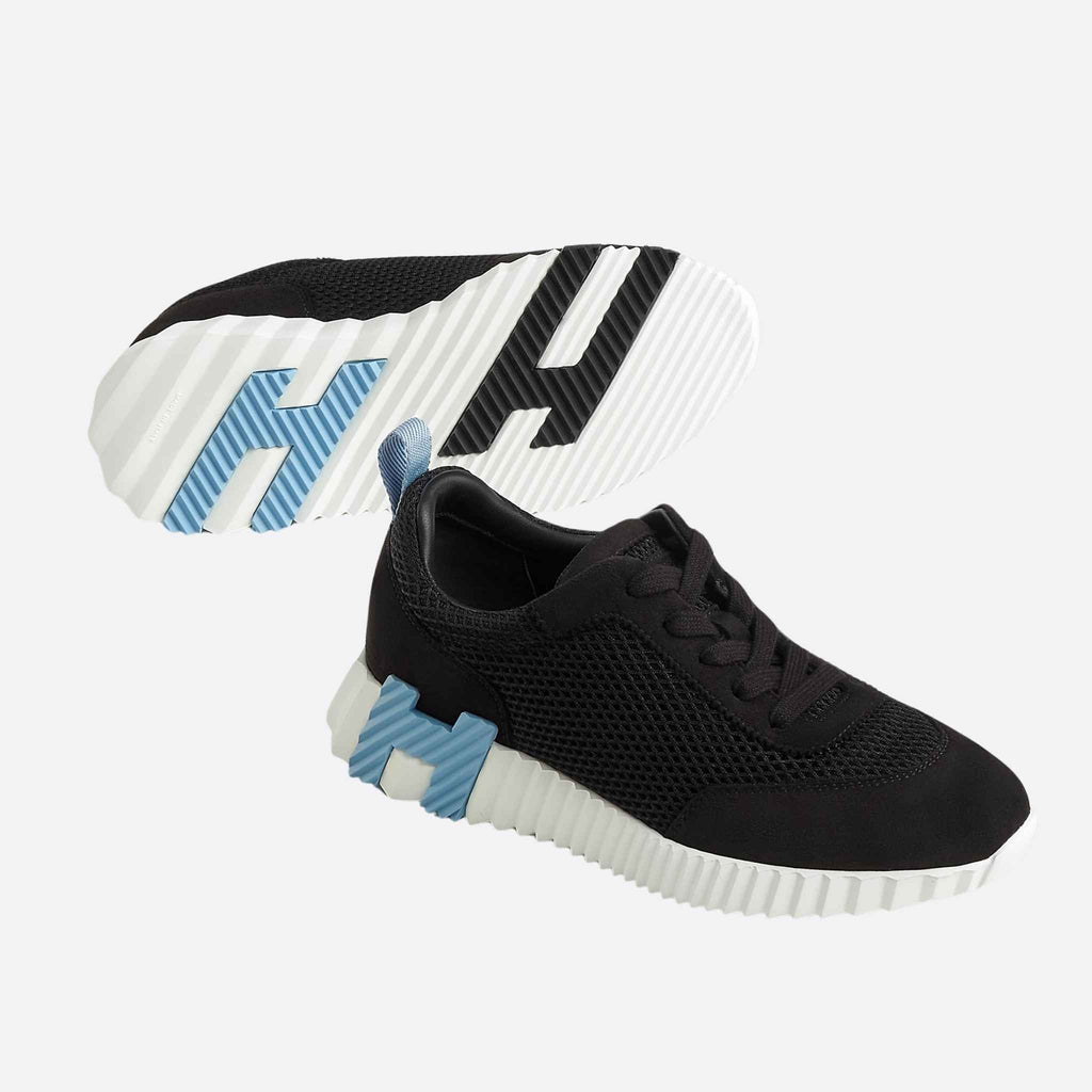 Bouncing Sneaker Graphic Mesh Suede Women Hermes – Гарантія оригінальності – боковий вид
