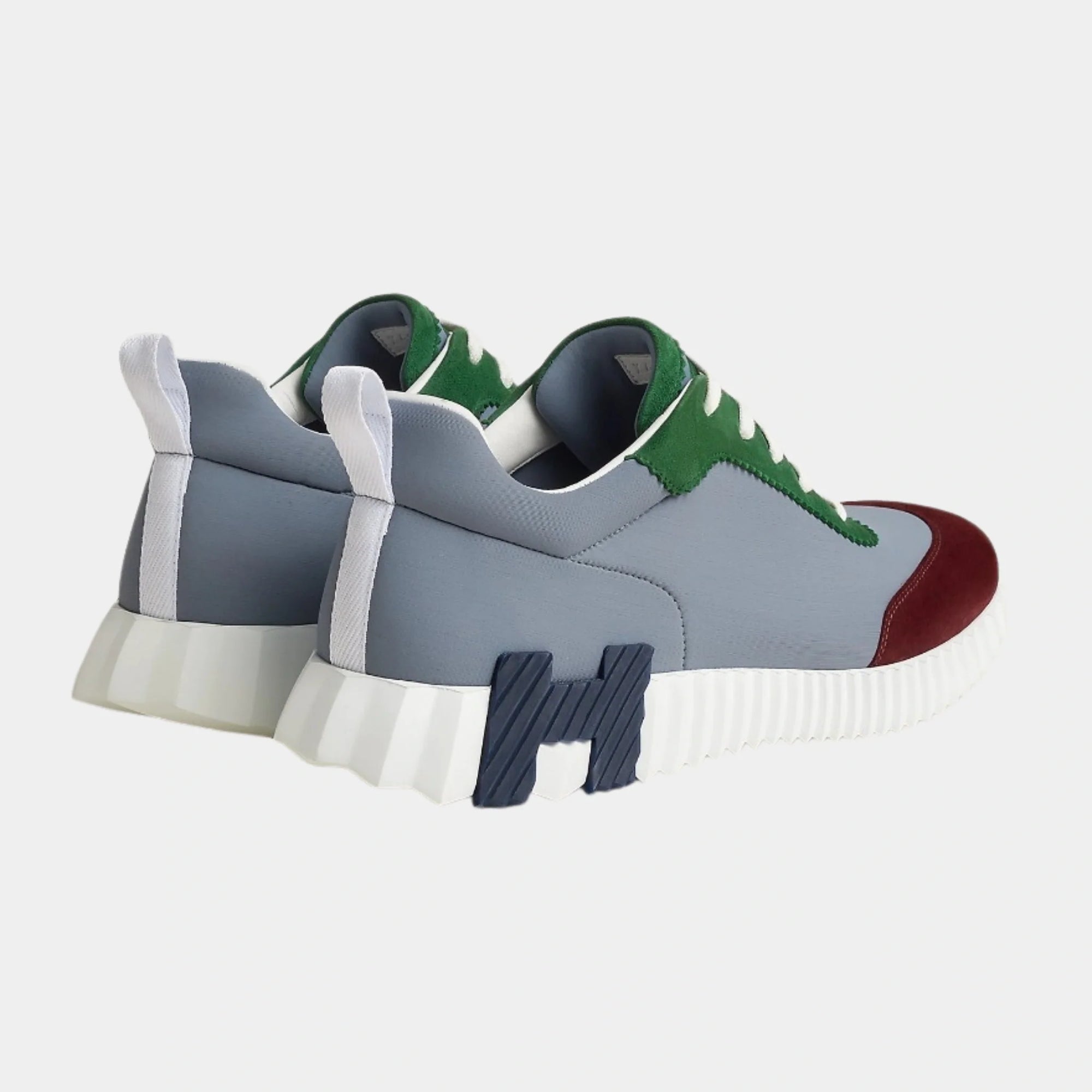Bouncing Sneaker In Technical Jersey And Suede Men Hermes – Гарантія оригінальності – детальний вид