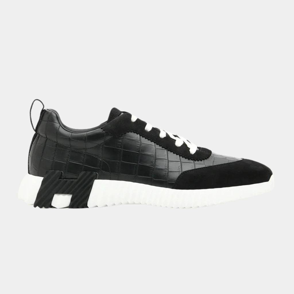 Bouncing Sneaker Suede Matte Niloticus Crocodile Hermes – Гарантія оригінальності – боковий вид