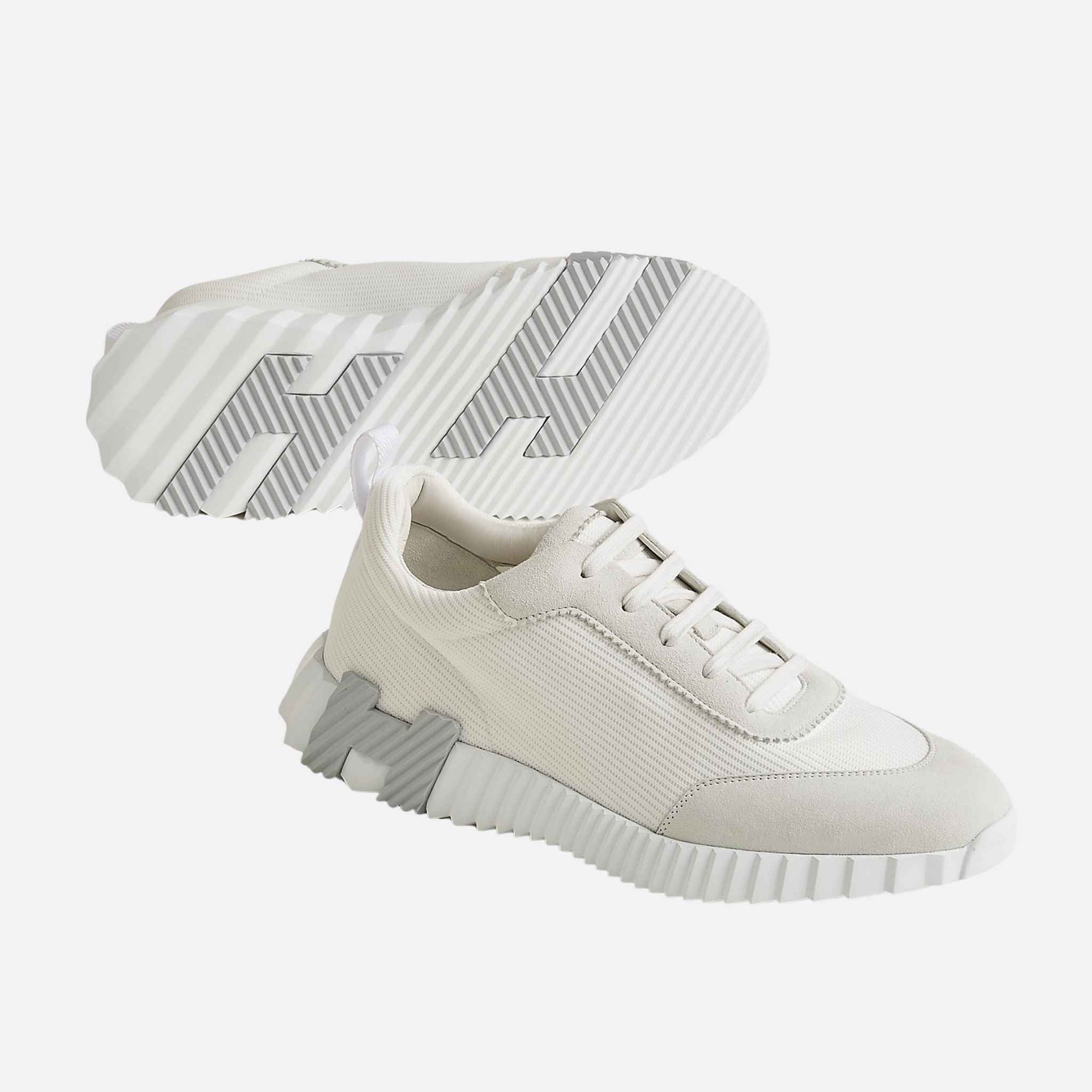 Bouncing Sneaker Technical Mesh And Suede Men Hermes оригінал – Купити в Україні – боковий вид