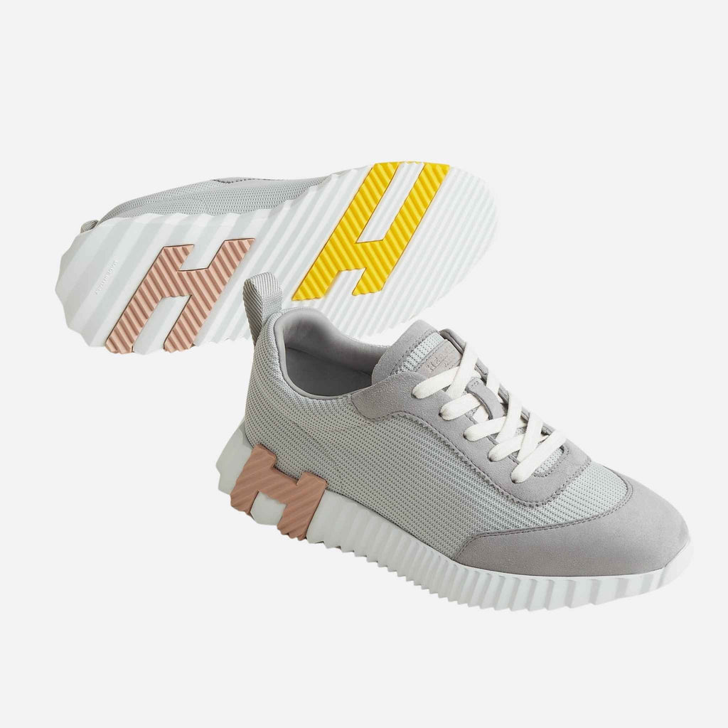Bouncing Sneaker Technical Mesh Suede Women Hermes оригінал – Купити в Україні – боковий вид