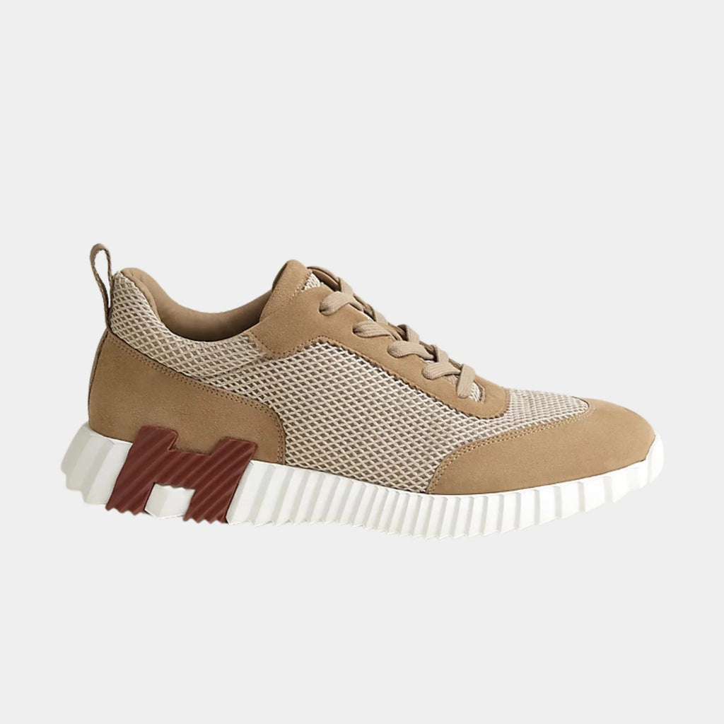 Bouncing Sneakers Graphic Mesh Suede Hermes оригінал – Купити в Україні – боковий вид