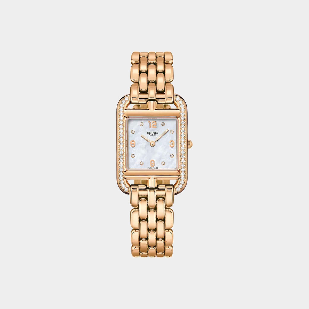 Cape Cod 31 MM Set-In Rose Gold With Rose Gold Bracelet Hermes оригінал – Купити в Україні – боковий вид
