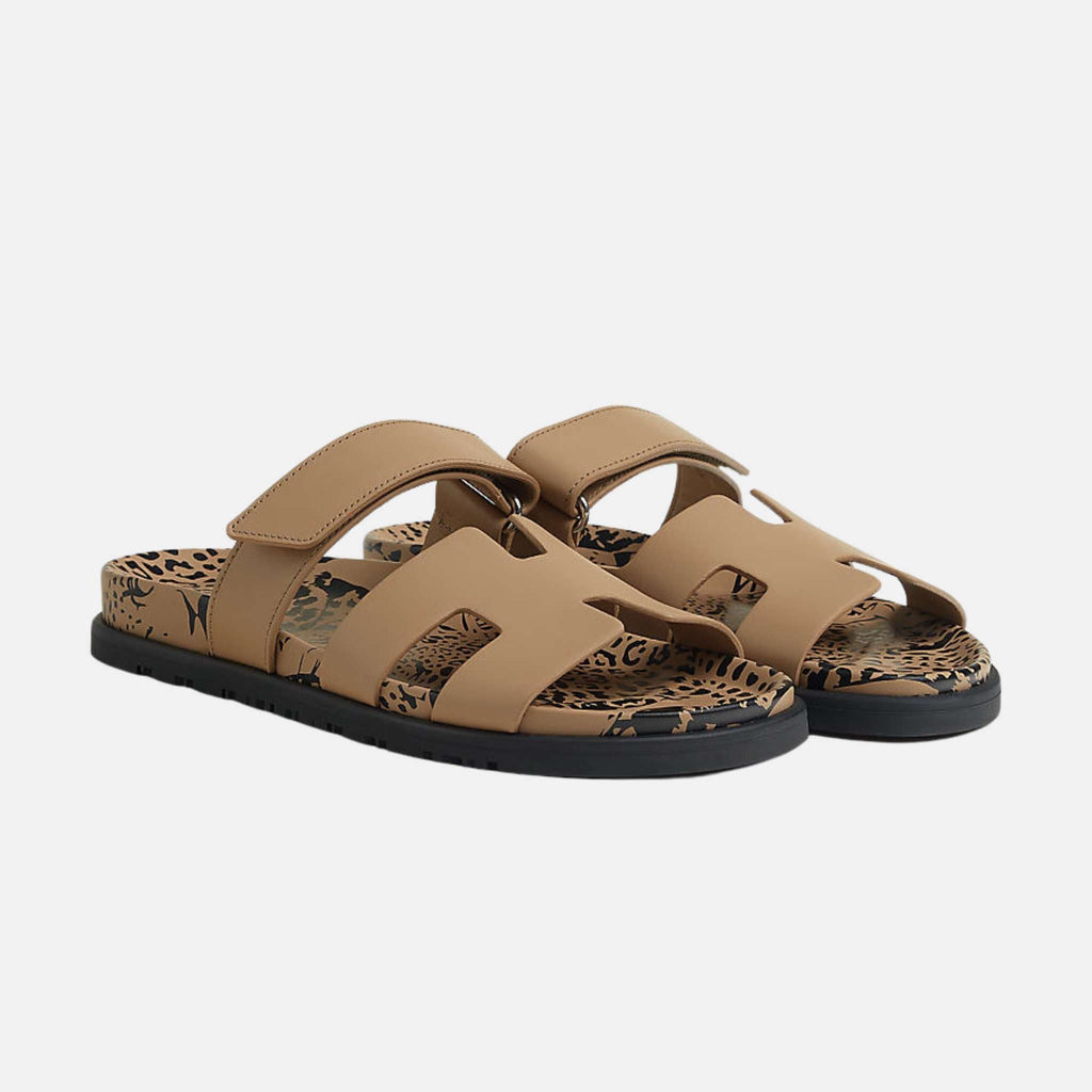 Chypre Sandal Calfskin Print Sole Women Hermes оригінал – Купити в Україні – боковий вид