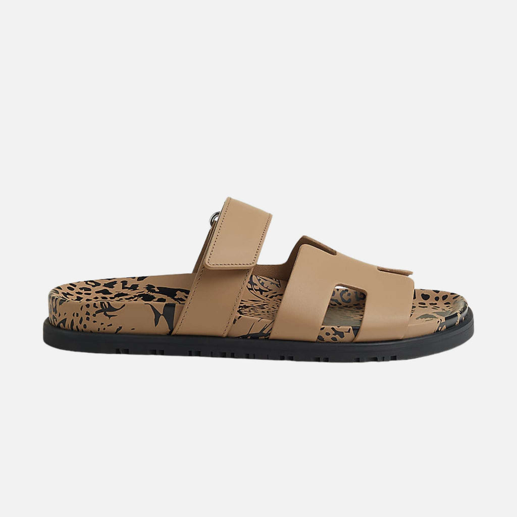 Chypre Sandal Calfskin Print Sole Women Hermes оригінал – Купити в Україні – вид ззаду