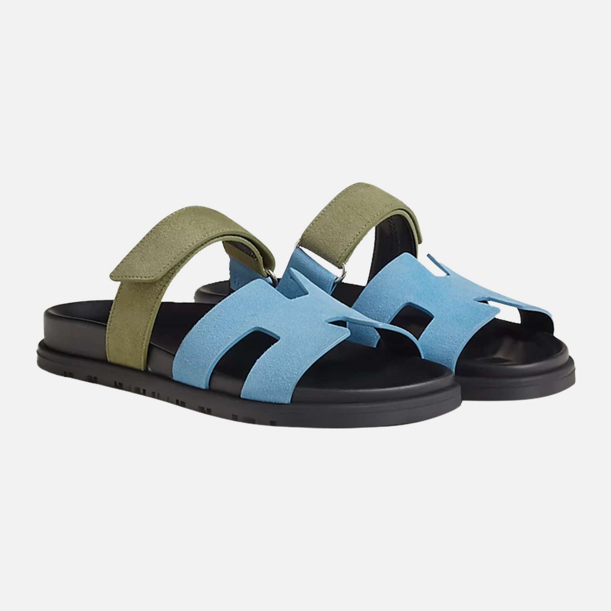 Chypre Sandal Duo Tone Suede Women Hermes оригінал – Купити в Україні – збільшений вид