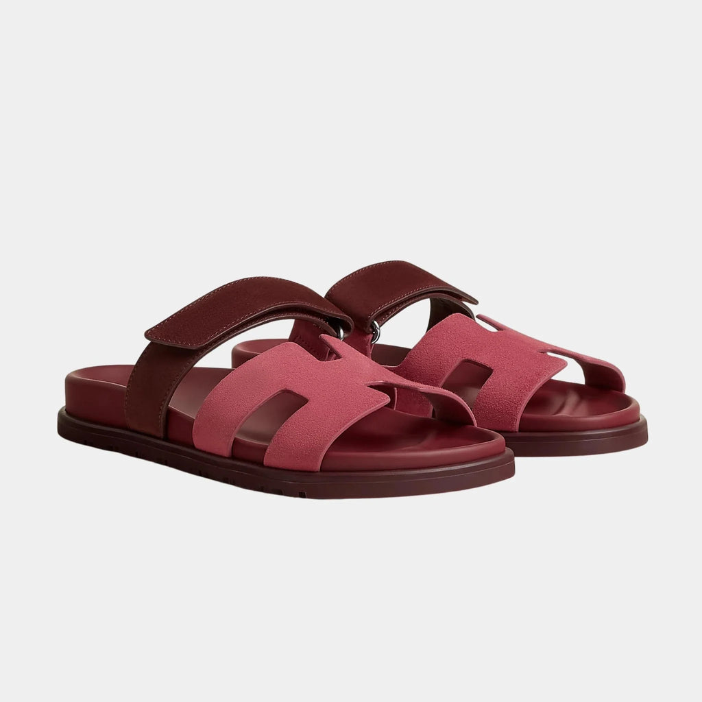 Chypre Sandal Duo Tone Suede Women Hermes оригінал – Купити в Україні – боковий вид