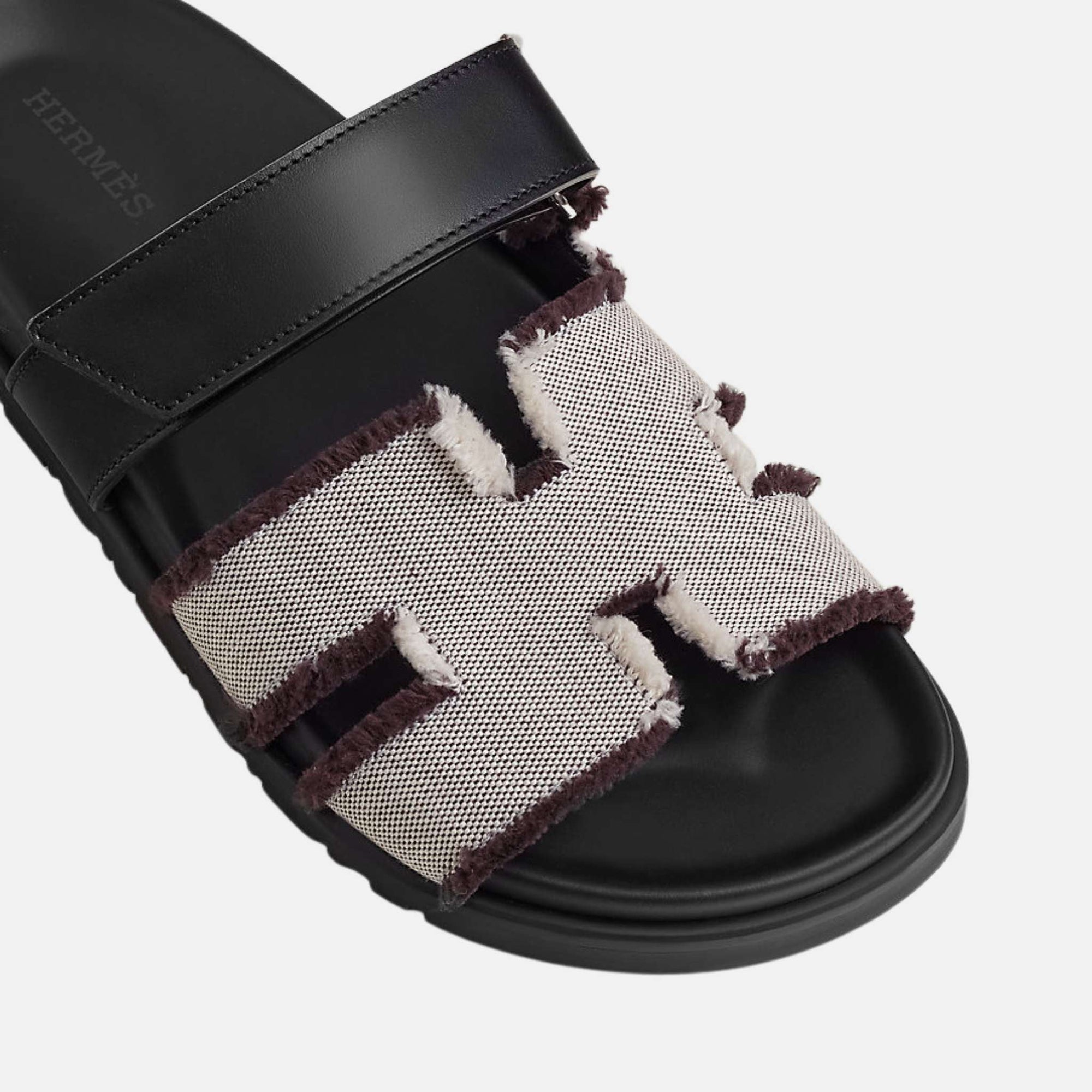 Chypre Sandal Fringed H Canvas Women Hermes – Гарантія оригінальності – детальний вид