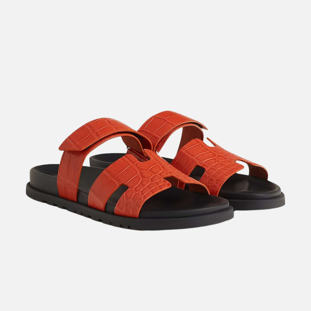 Chypre Sandal Matte Mississippiensis Alligator Men Hermes оригінал – Купити в Україні – збільшений вид