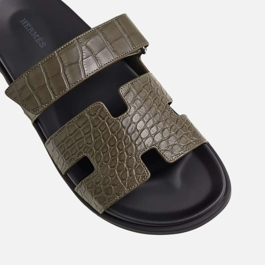 Chypre Sandal Matte Mississippiensis Alligator Men Hermes оригінал – Купити в Україні – детальний вид