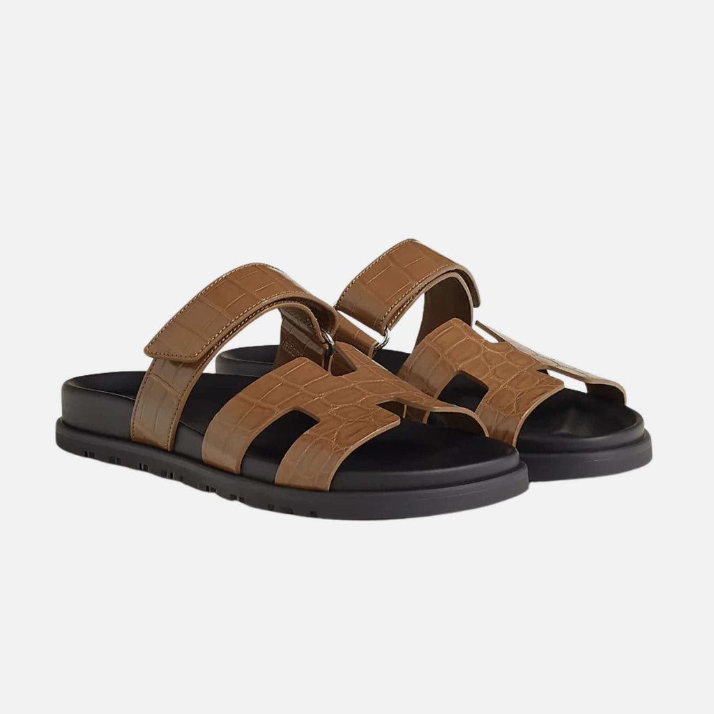 Chypre Sandal Matte Mississippiensis Alligator Women Hermes оригінал – Купити в Україні – збільшений вид