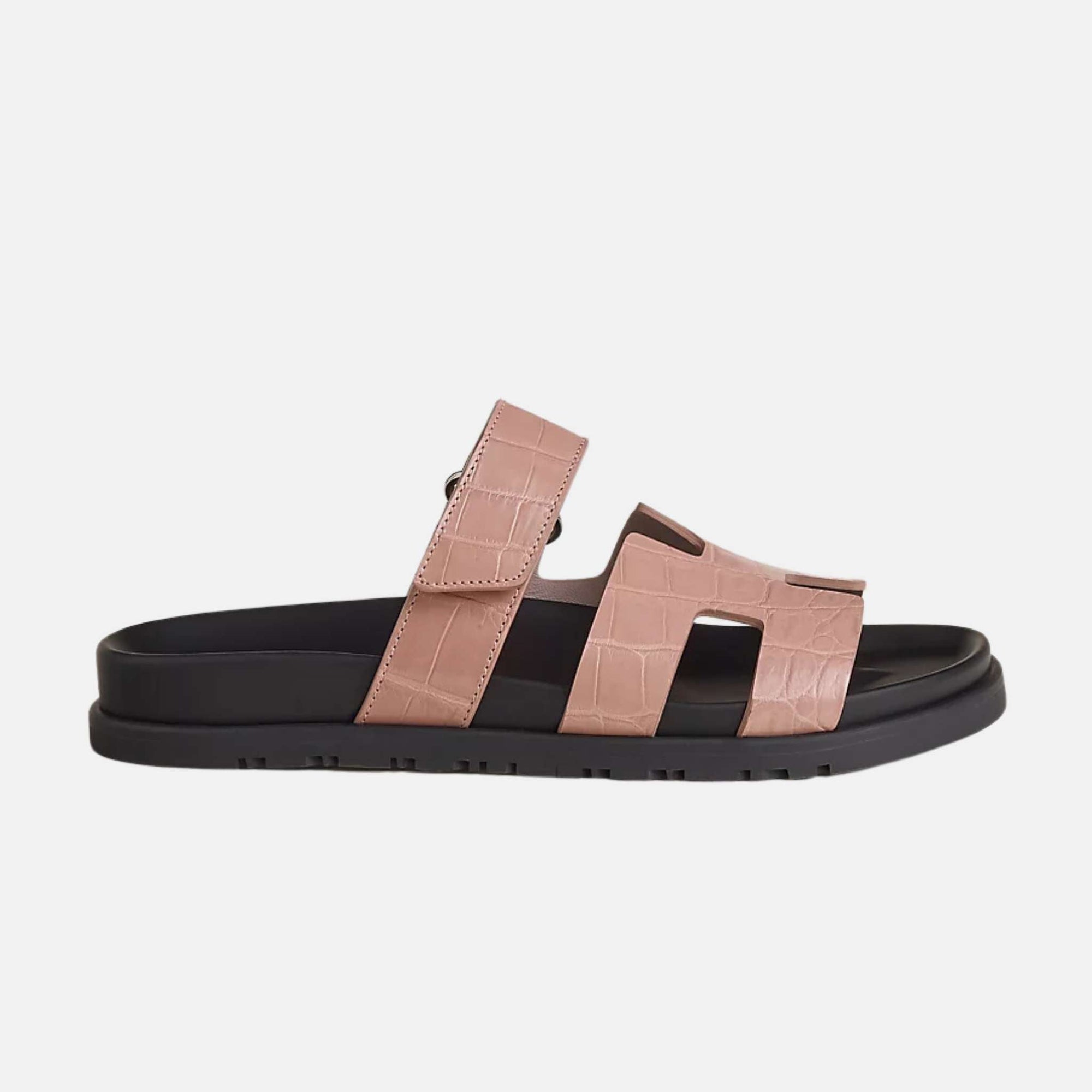 Chypre Sandal Matte Mississippiensis Alligator Women Hermes оригінал – Купити в Україні – вид ззаду