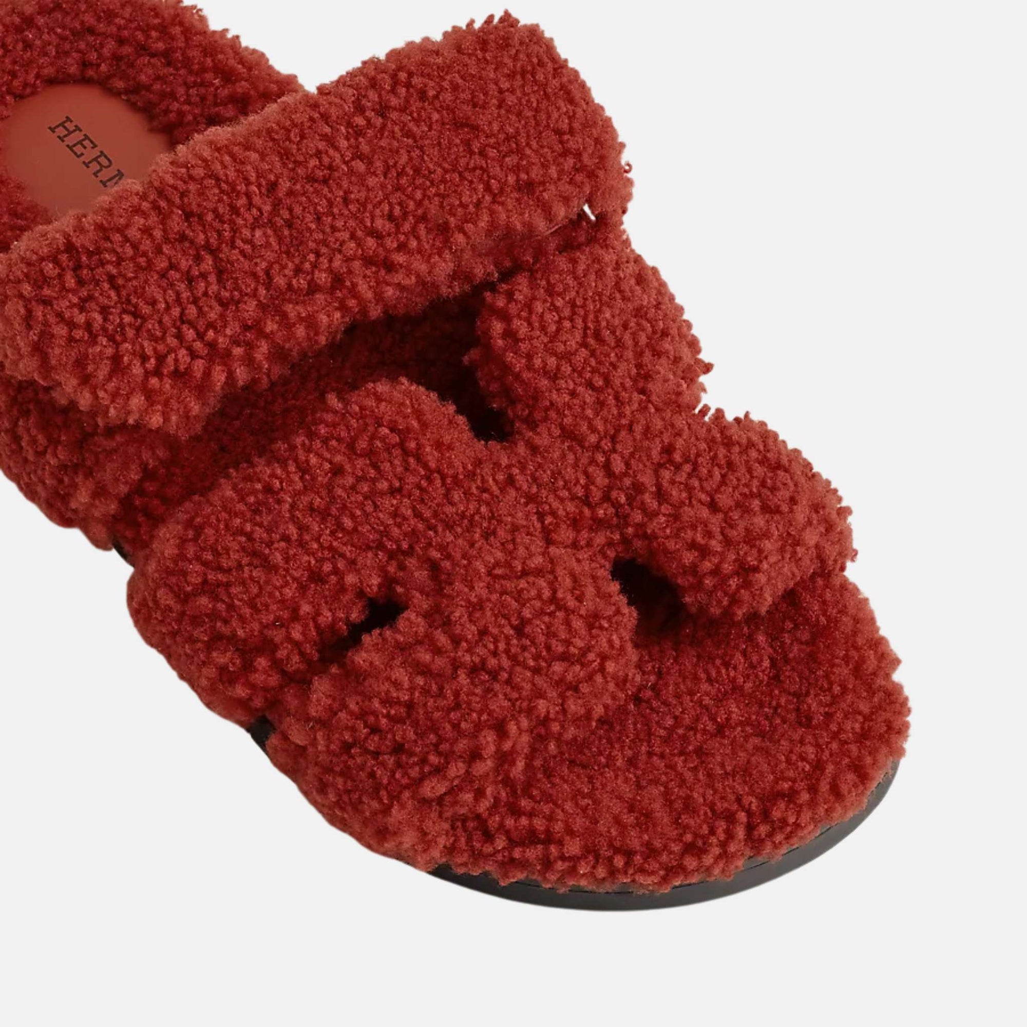 Chypre Sandal Shearling Women Hermes – Гарантія оригінальності – детальний вид
