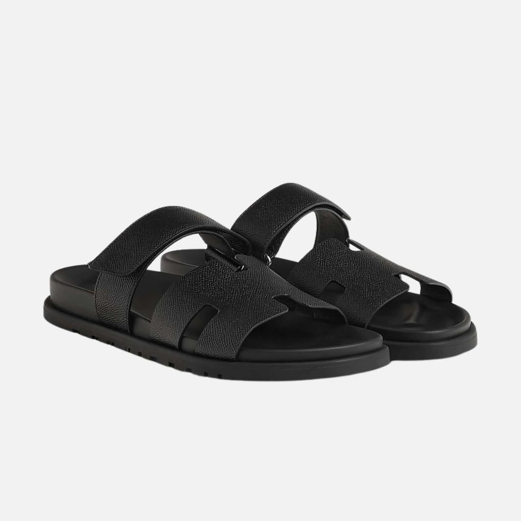 Оригінальна Chypre Sandal Shiny Grained Calfskin Hermes – боковий вид