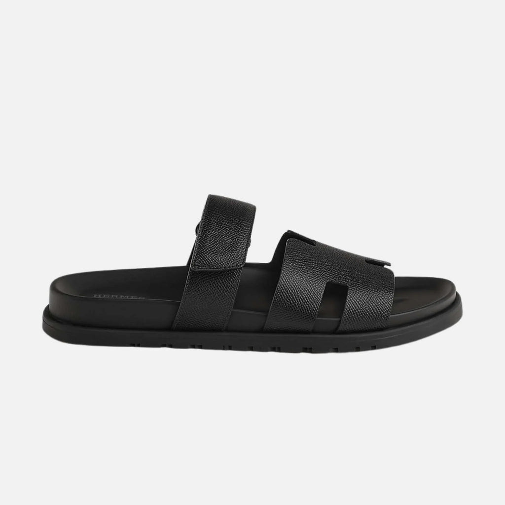 Оригінальна Chypre Sandal Shiny Grained Calfskin Hermes – вид ззаду