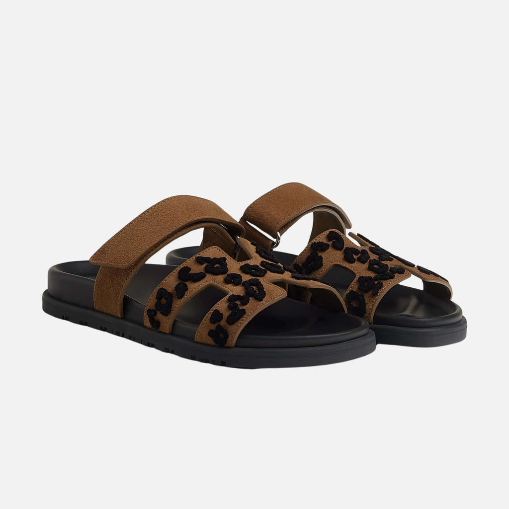 Chypre Sandal Tufted Suede Goatskin Women Hermes – Гарантія оригінальності – збільшений вид