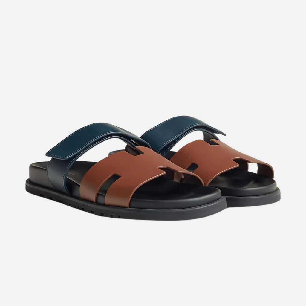 Chypre Sandal Two Tone Calfskin Men Hermes оригінал – Купити в Україні – боковий вид