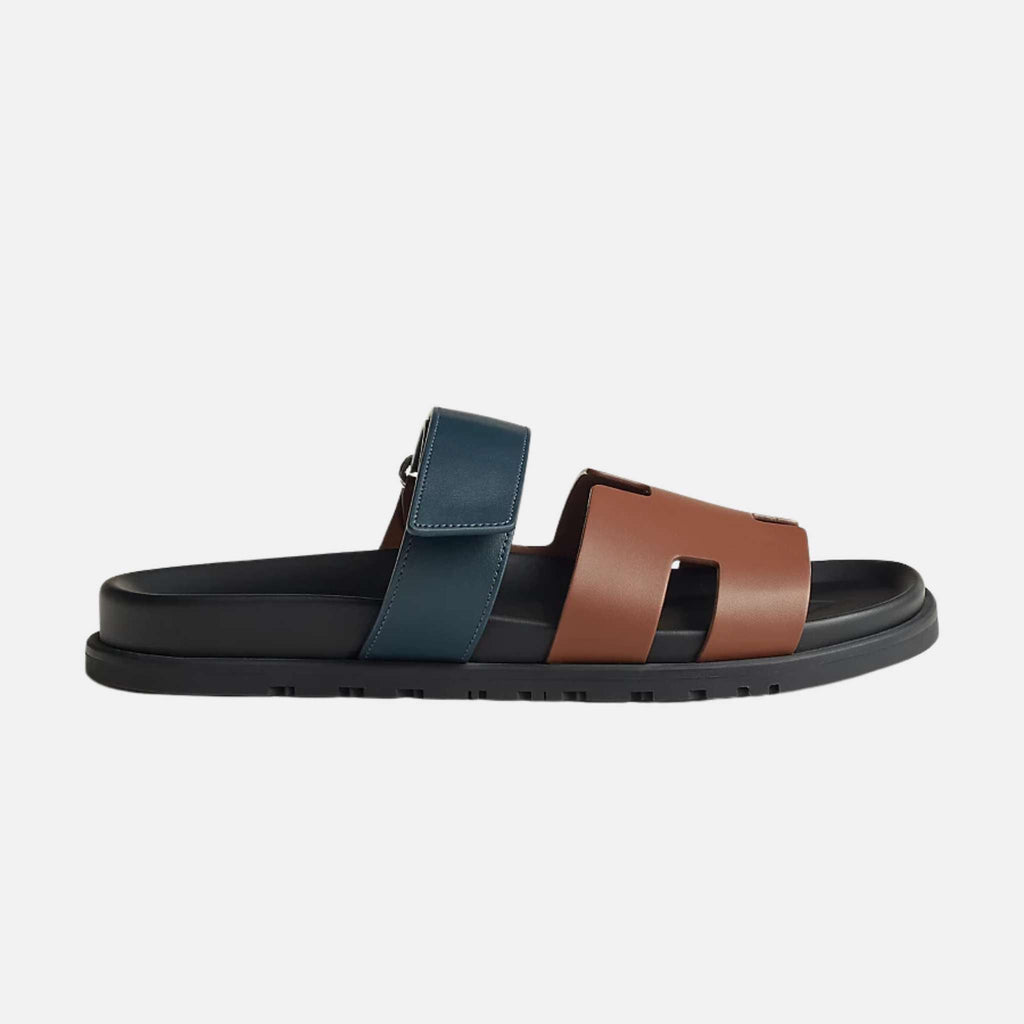 Chypre Sandal Two Tone Calfskin Men Hermes оригінал – Купити в Україні – вид ззаду