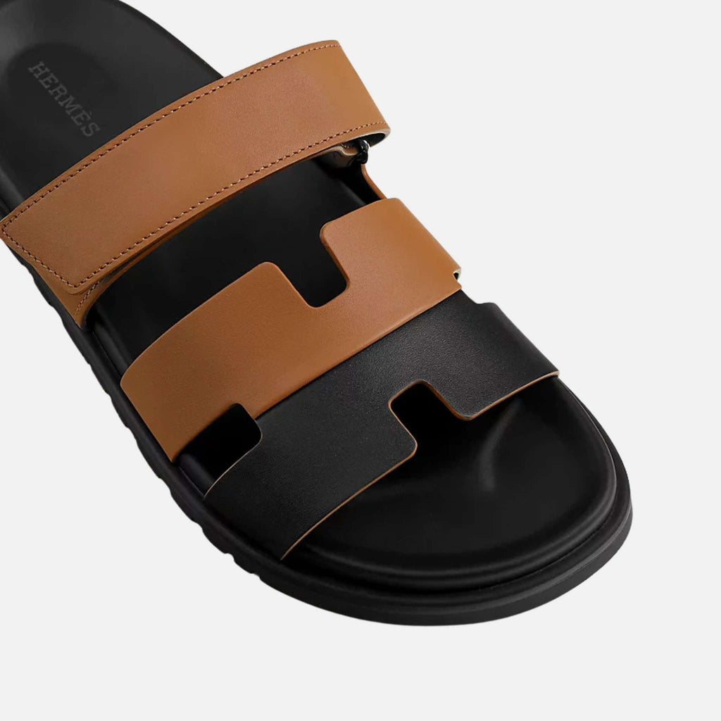 Chypre Sandal Duo Tone Men Hermes – Гарантія оригінальності – детальний вид