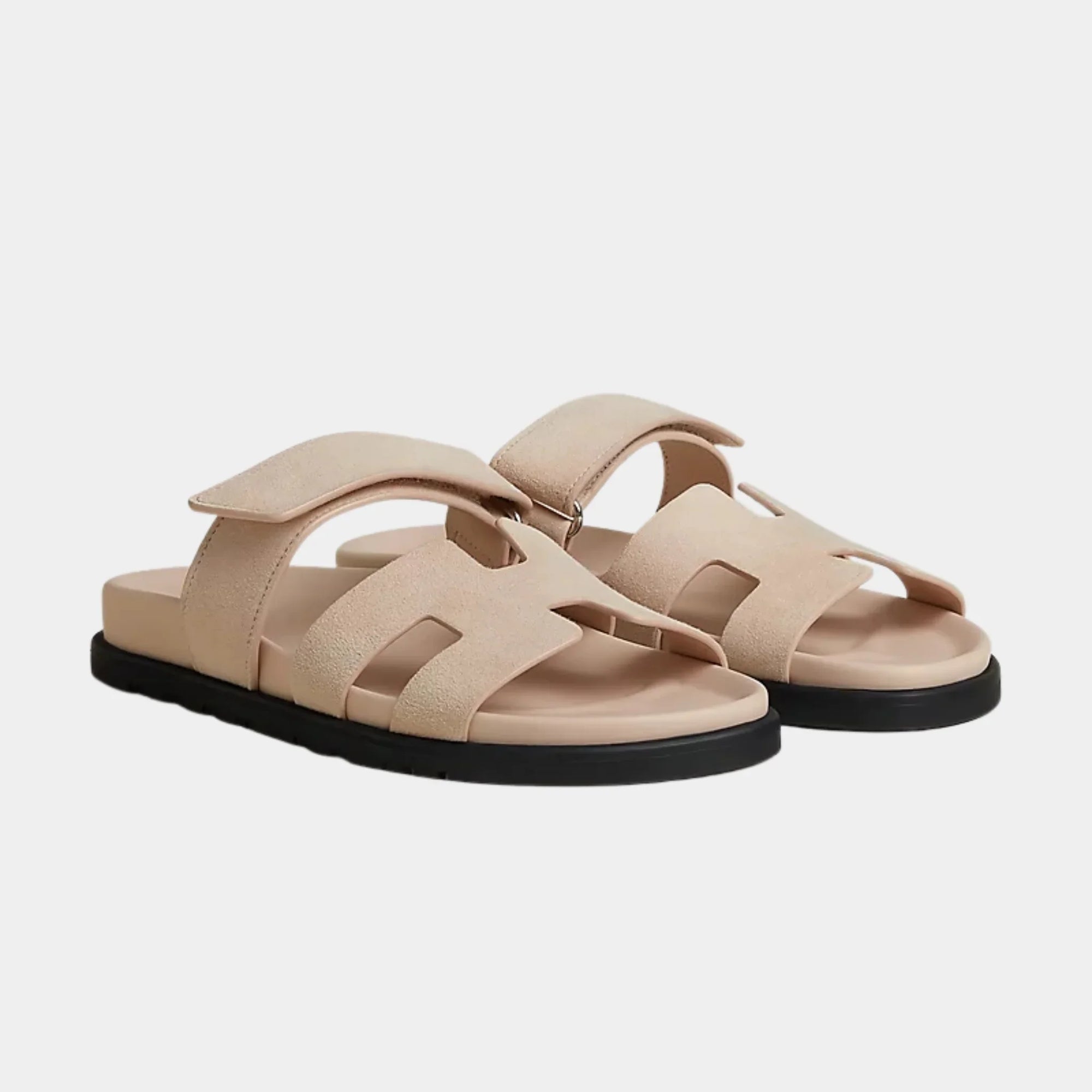 Chypre Sandals In Suede Goatskin Women Hermes оригінал – Купити в Україні – боковий вид