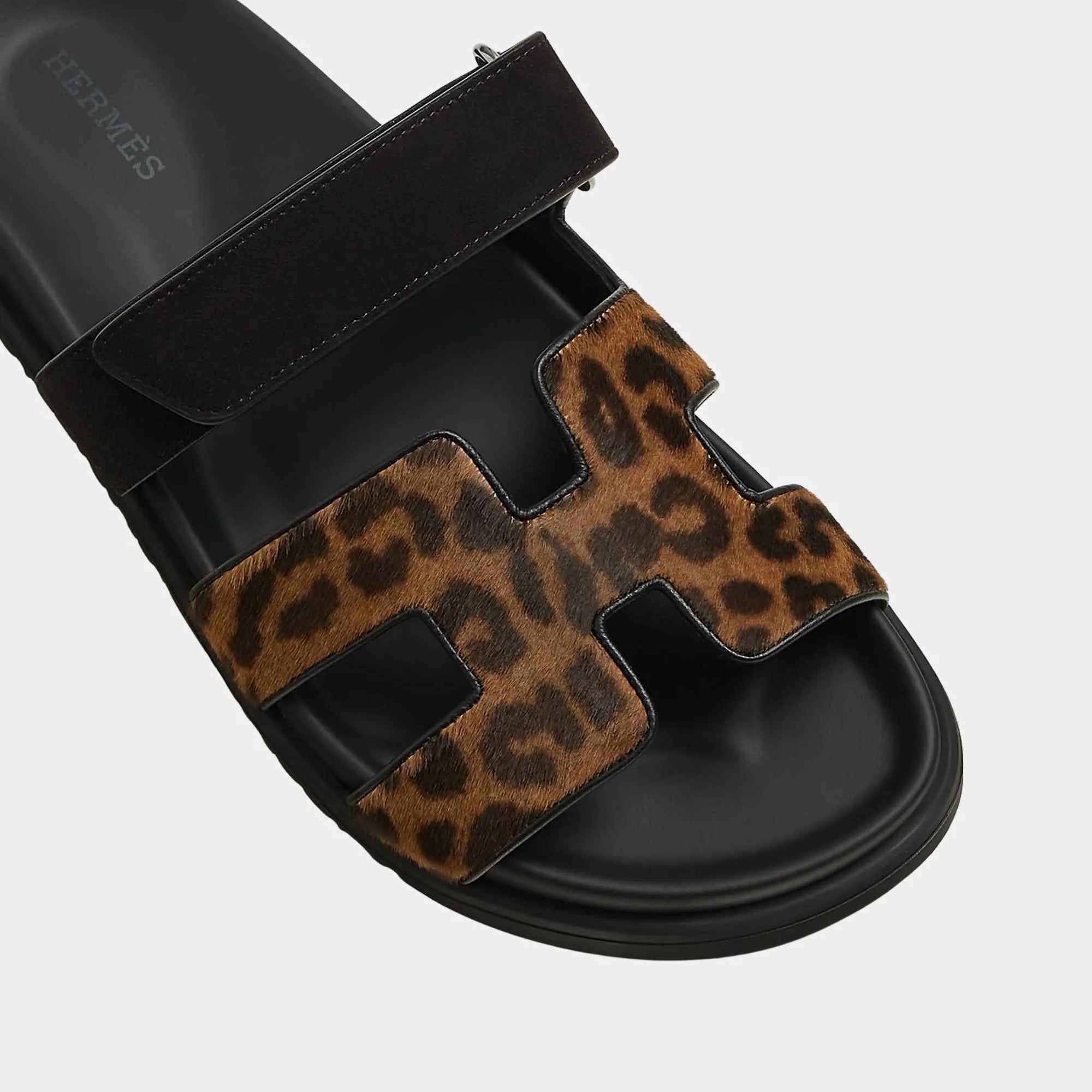 Chypre Sandals In Moire Calfskin And Suede Goatskin Hermes оригінал – Купити в Україні – детальний вид