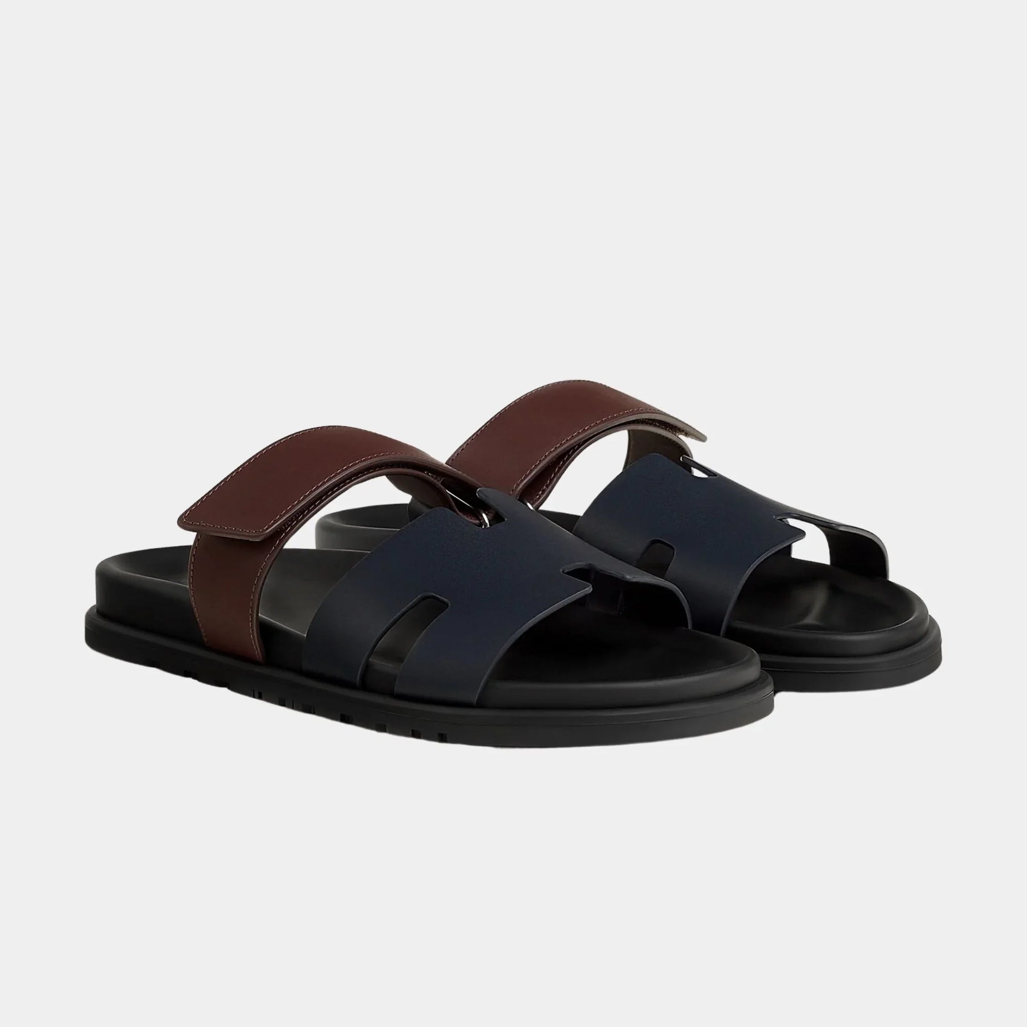 Chypre Sandals Two Tone Calfskin Men Hermes оригінал – Купити в Україні – збільшений вид