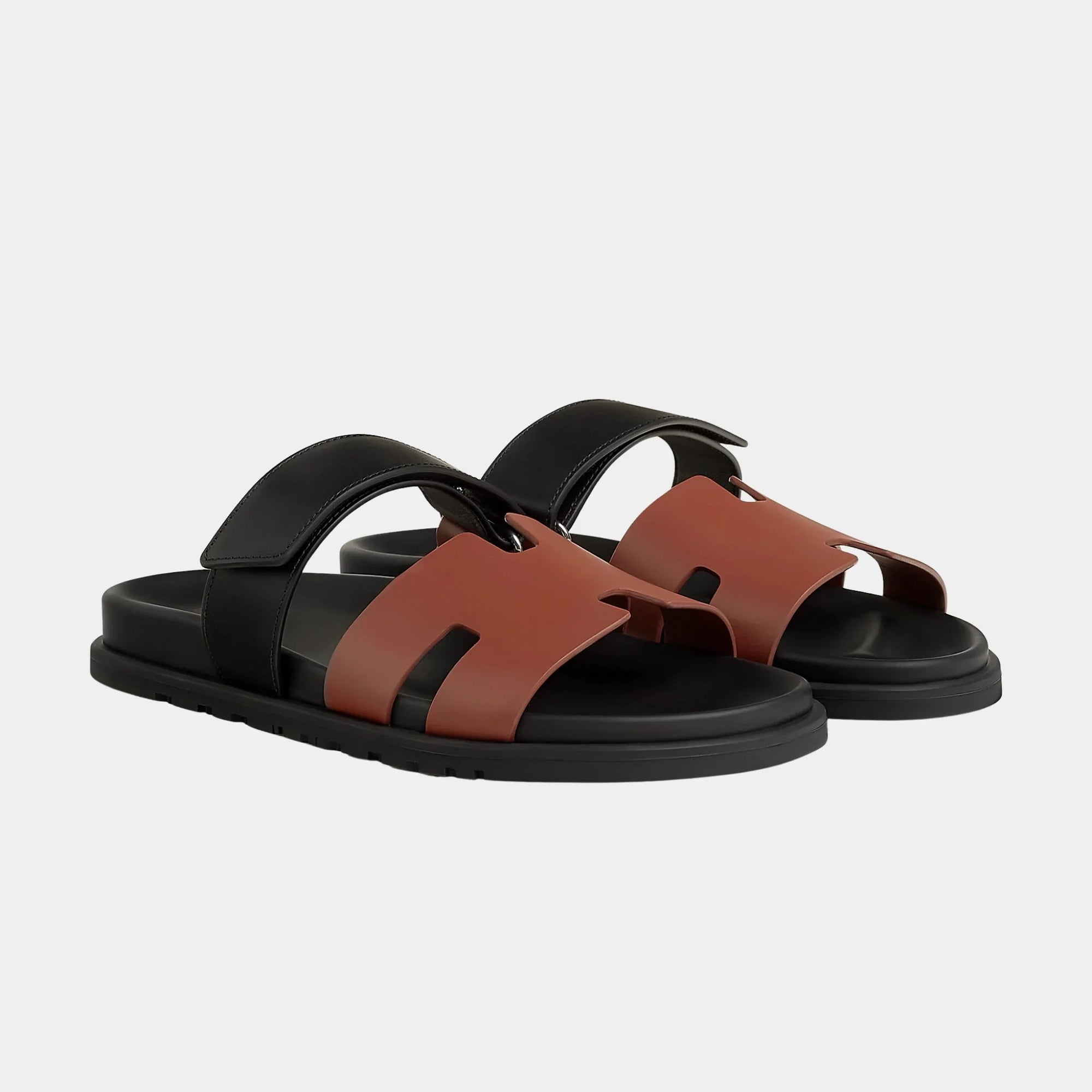 Chypre Sandals Two Tone Calfskin Men Hermes оригінал – Купити в Україні – боковий вид