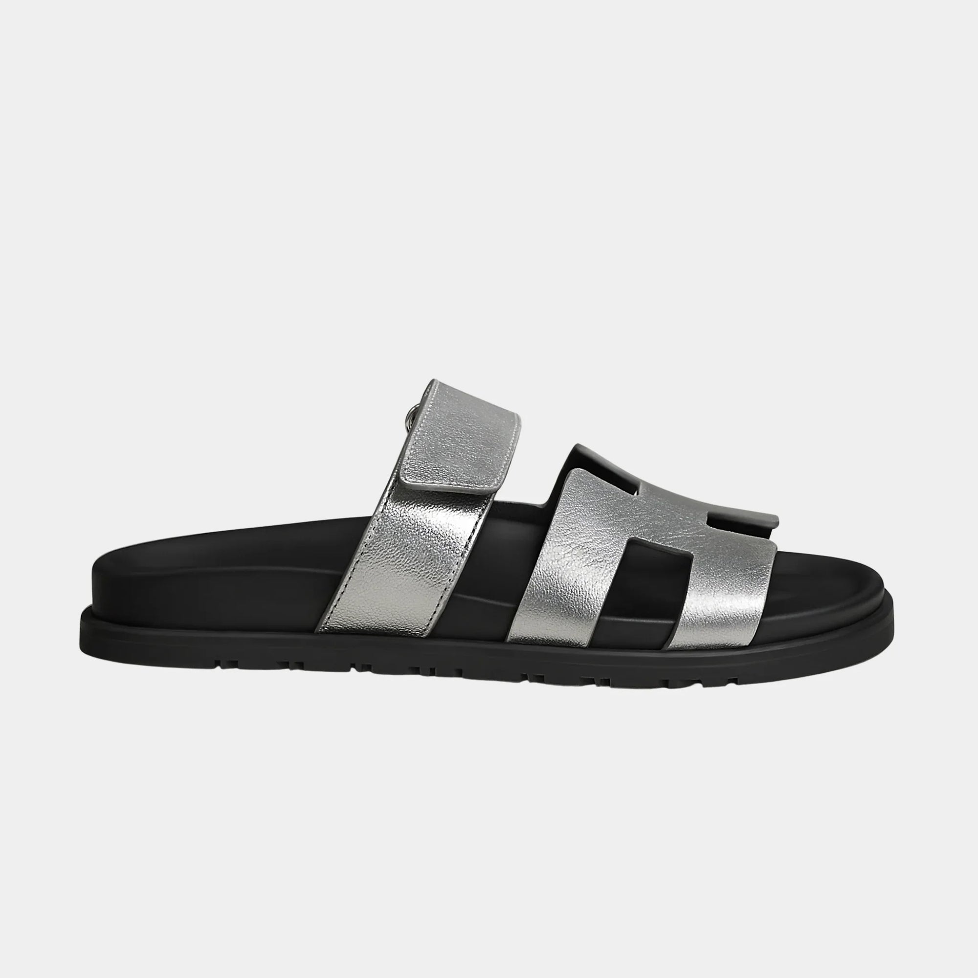 Chypre Women Sandals In Metallic Goatskin Hermes оригінал – Купити в Україні – вид ззаду
