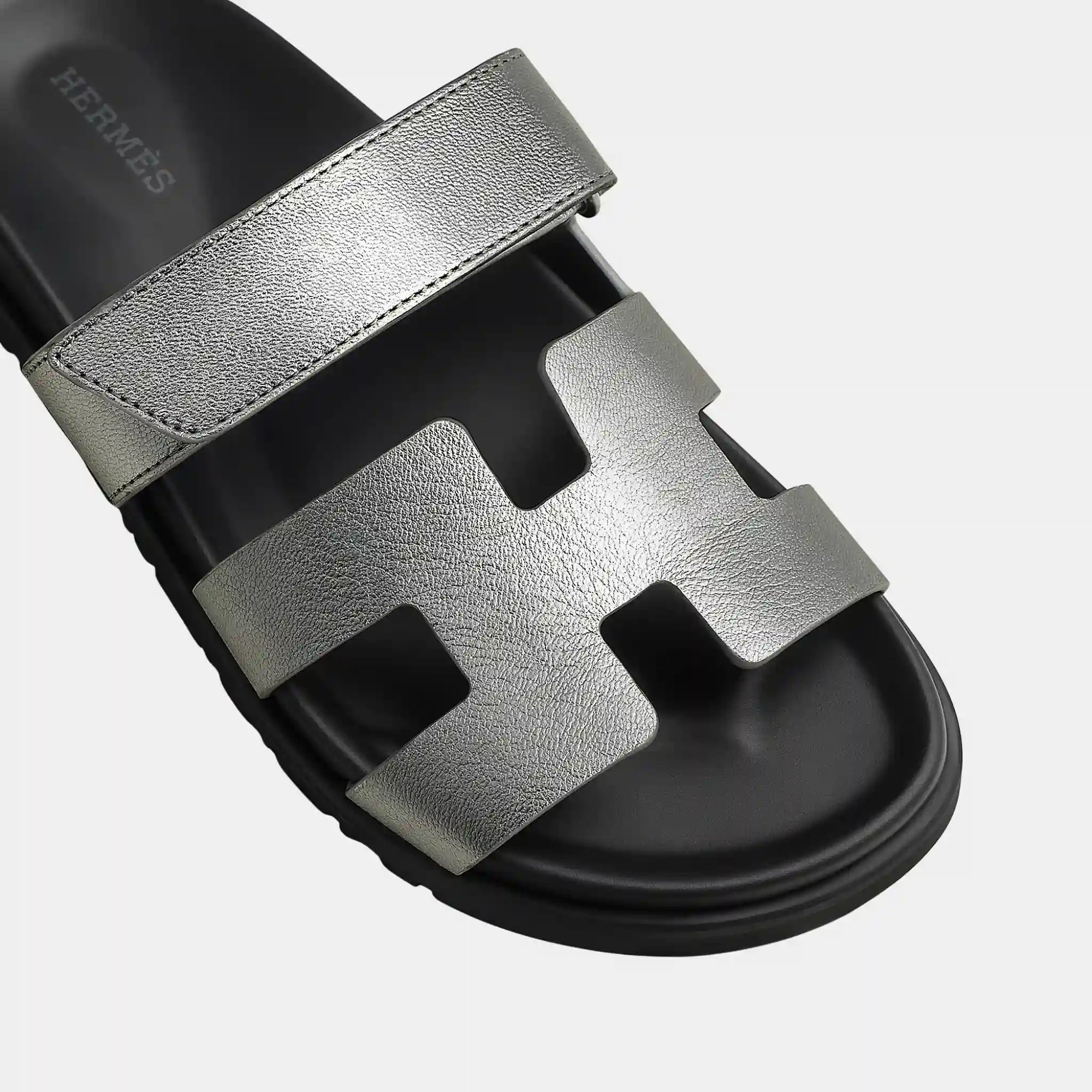 Chypre Women Sandals In Metallic Goatskin Hermes оригінал – Купити в Україні – детальний вид