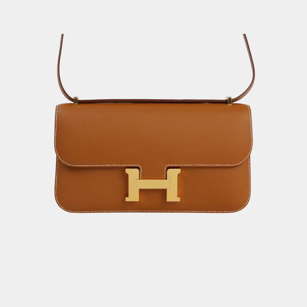 Constance Elan 2024 Epsom Gold Ghw Hermes – Гарантія оригінальності – боковий вид