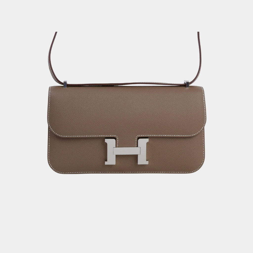 Constance Elan Epsom Etoupe Phw Hermes – Гарантія оригінальності – боковий вид