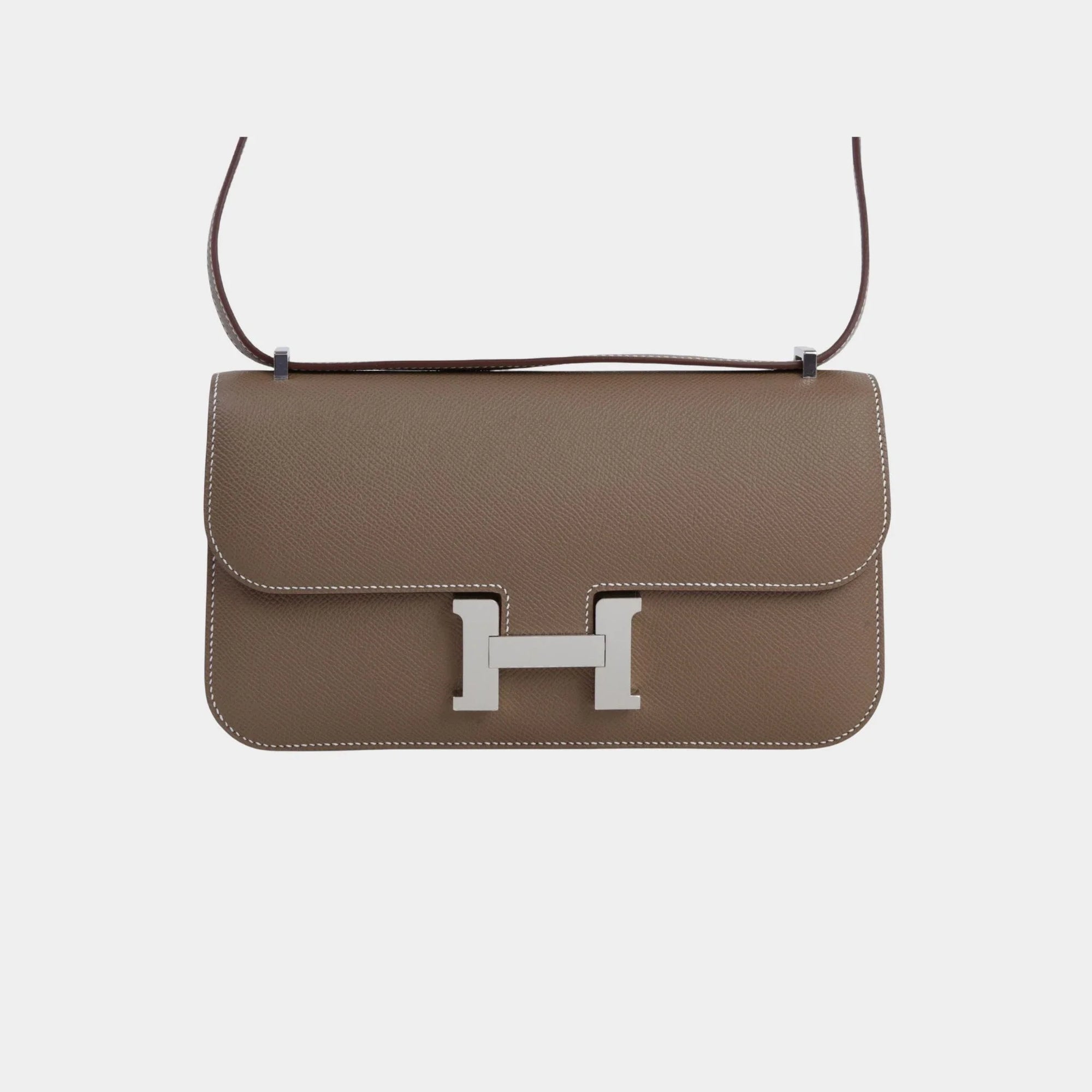 Constance Elan Epsom Etoupe Phw Hermes – Гарантія оригінальності – боковий вид