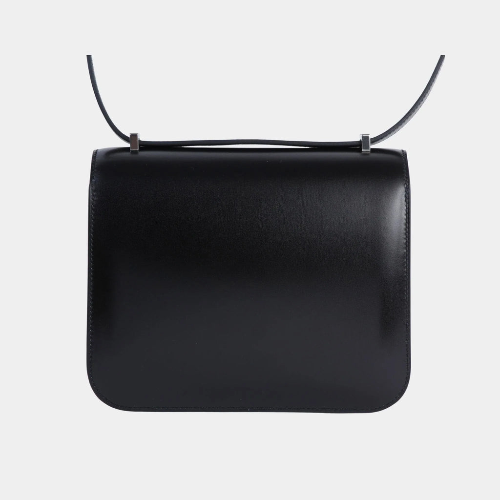 Constance Mini Box Calfskin Black Phw Hermes оригінал – Купити в Україні – вид ззаду