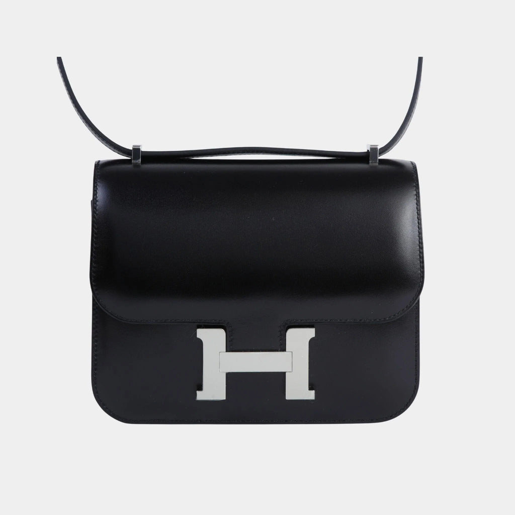 Constance Mini Box Calfskin Black Phw Hermes оригінал – Купити в Україні – боковий вид