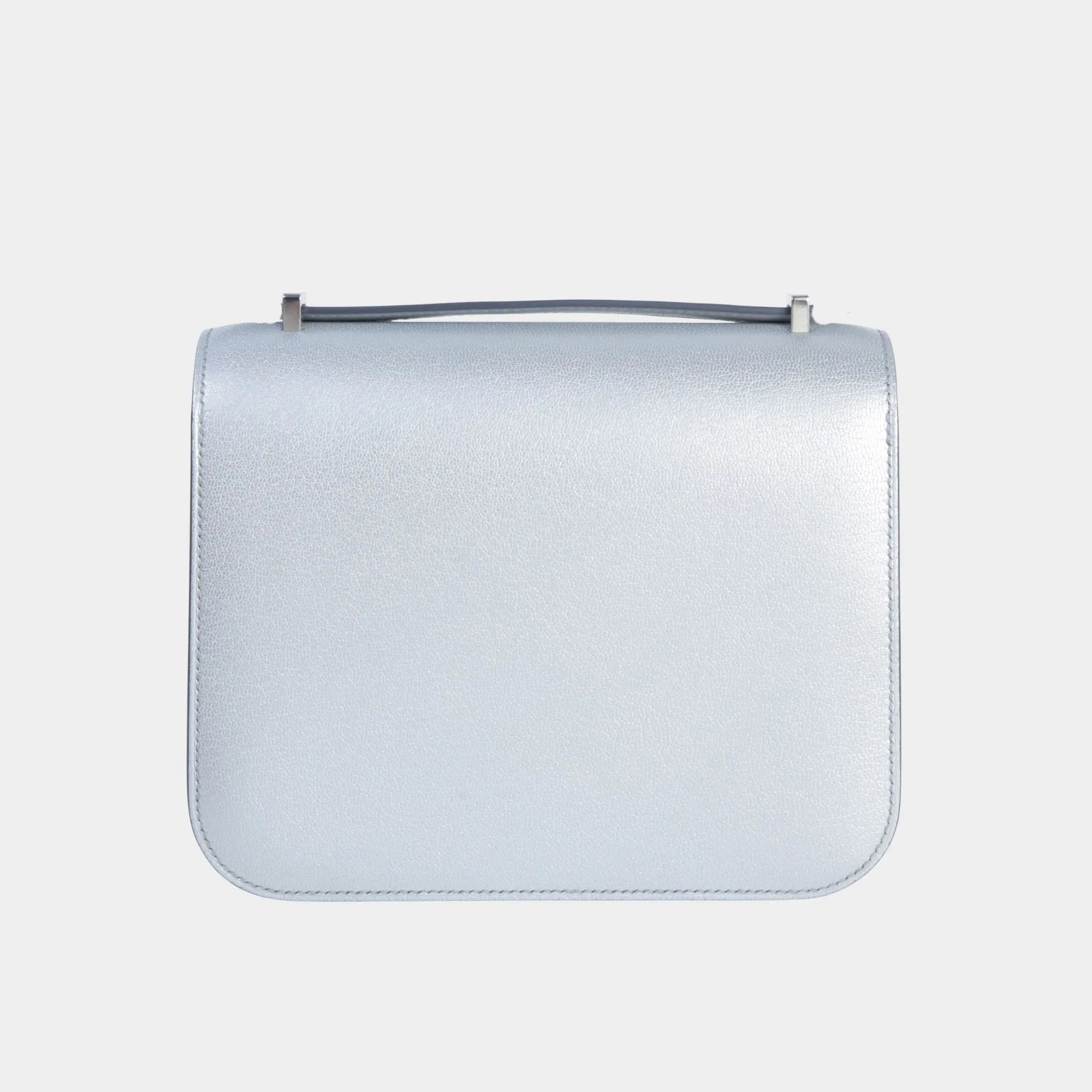 Constance Mini Chamkila Argent Phw Hermes – Гарантія оригінальності – вид ззаду