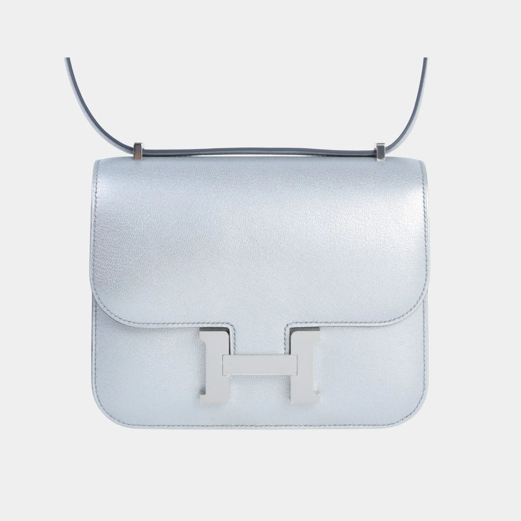 Constance Mini Chamkila Argent Phw Hermes – Гарантія оригінальності – боковий вид