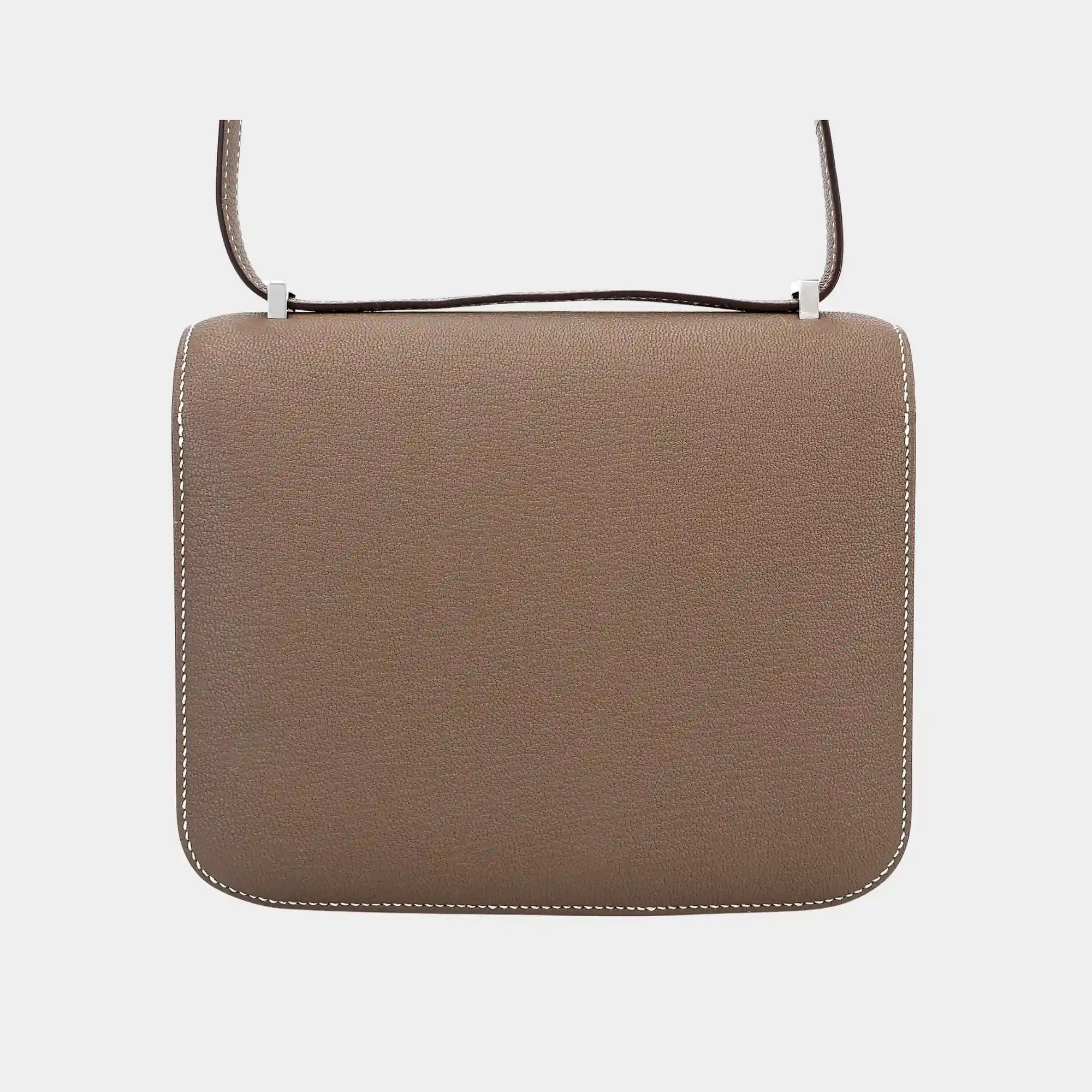 Constance Mini Chevre Etoupe Phw Hermes оригінал – Купити в Україні – вид ззаду