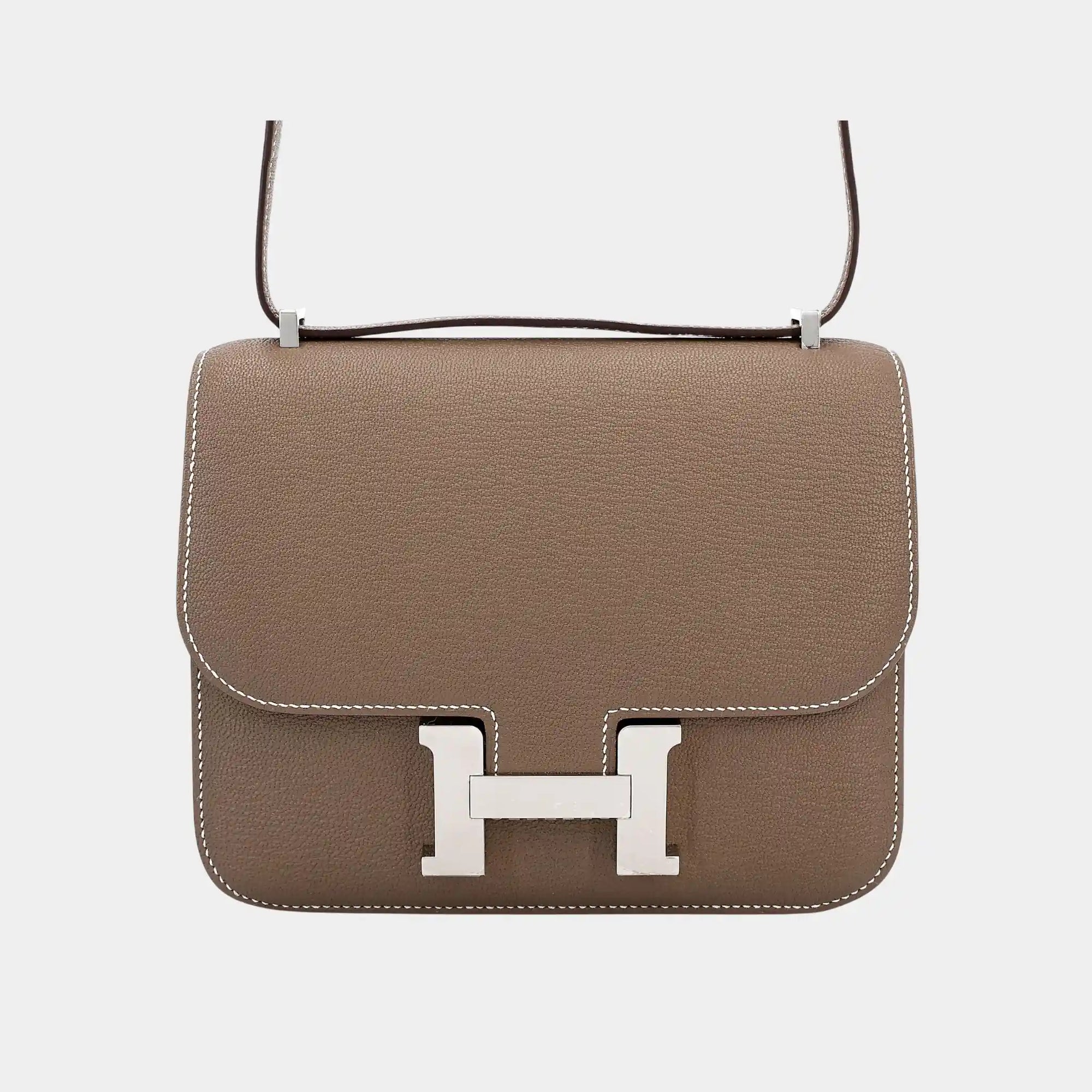 Constance Mini Chevre Etoupe Phw Hermes оригінал – Купити в Україні – боковий вид