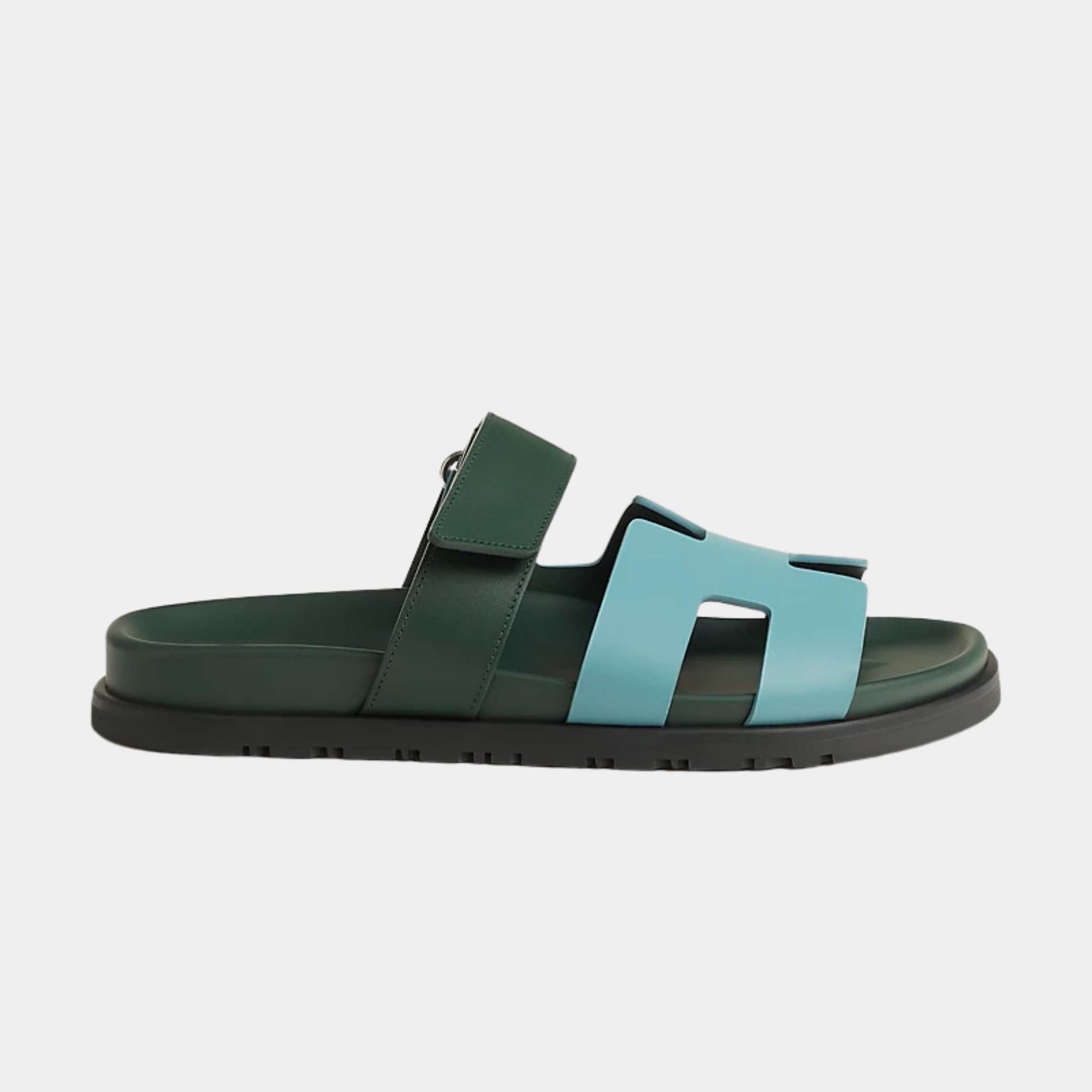 Chypre Sandals Duo Tone Calfskin Women Hermes оригінал – Купити в Україні – вид ззаду