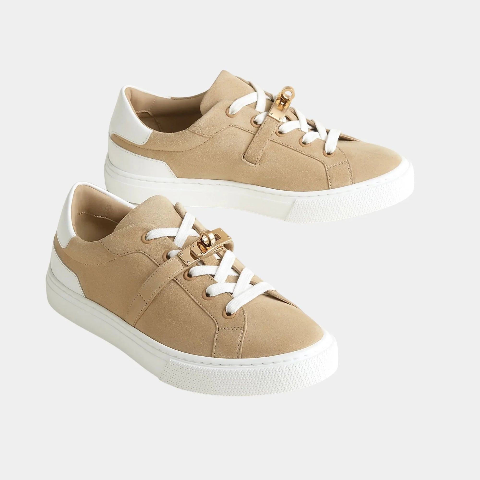 Day Sneakers In Calfskin And Suede Goatskin Hermes оригінал – Купити в Україні – боковий вид