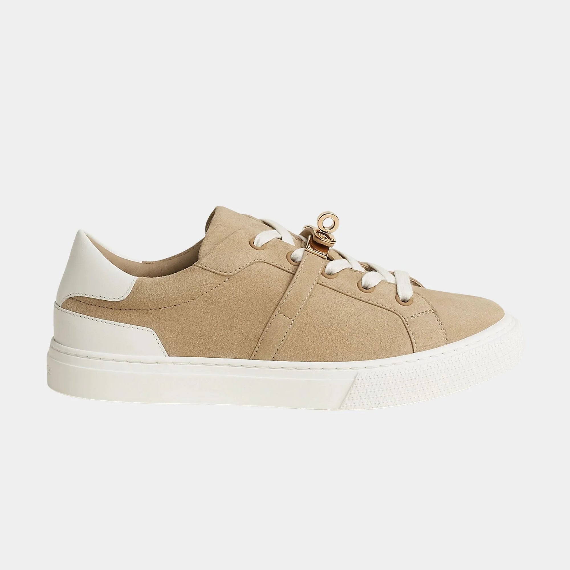 Day Sneakers In Calfskin And Suede Goatskin Hermes оригінал – Купити в Україні – вид ззаду