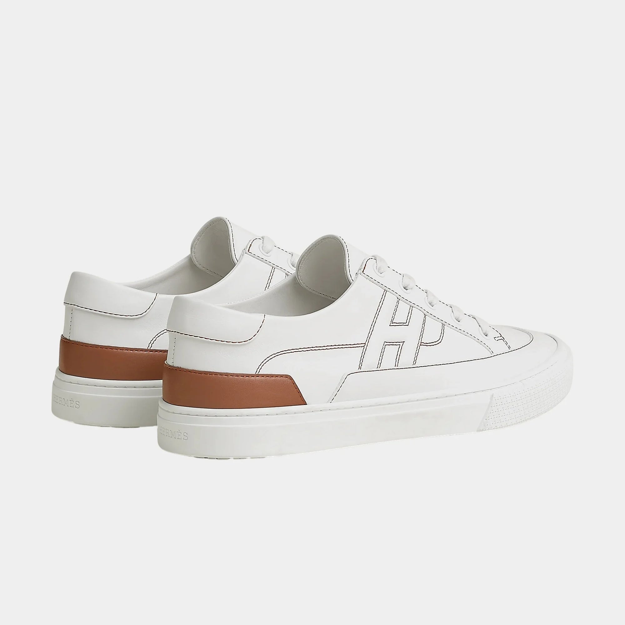 Deep Sneaker In Calfskin Hermes – Гарантія оригінальності – детальний вид