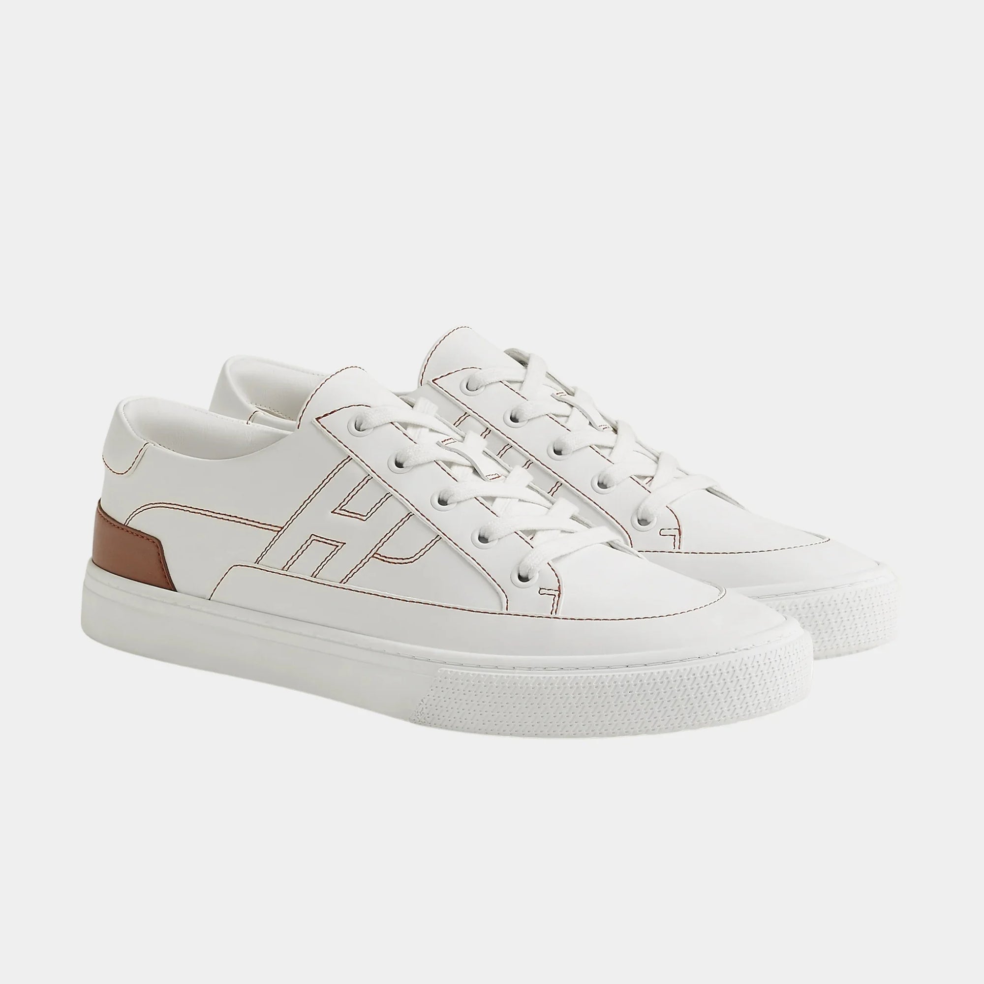 Deep Sneaker In Calfskin Hermes – Гарантія оригінальності – боковий вид