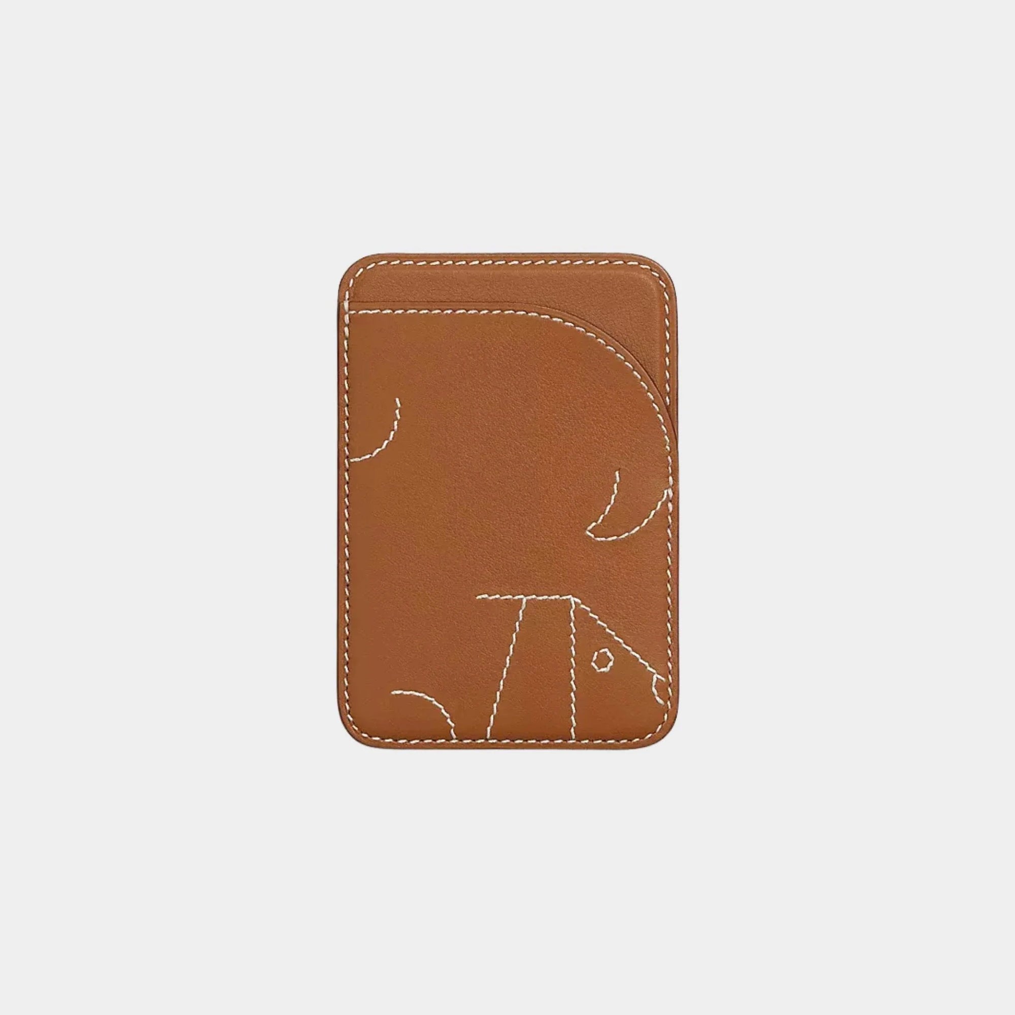 Dog Magsafe Card Holder Hermes оригінал – Купити в Україні – боковий вид