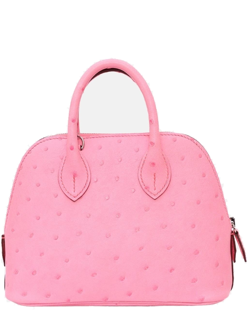 Mini Bolide Rose Bubblegum Ostrich Phw Hermes – Гарантія оригінальності