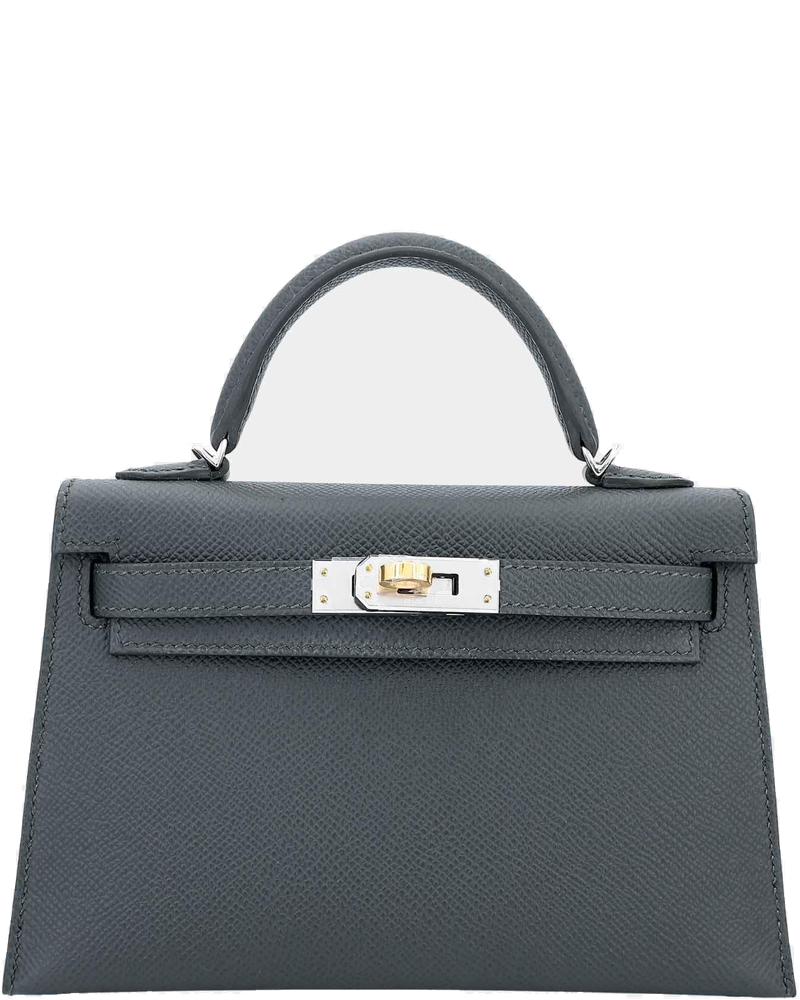 Оригінальна Mini Kelly II Epsom Vert Mangrove Elhw Hermes